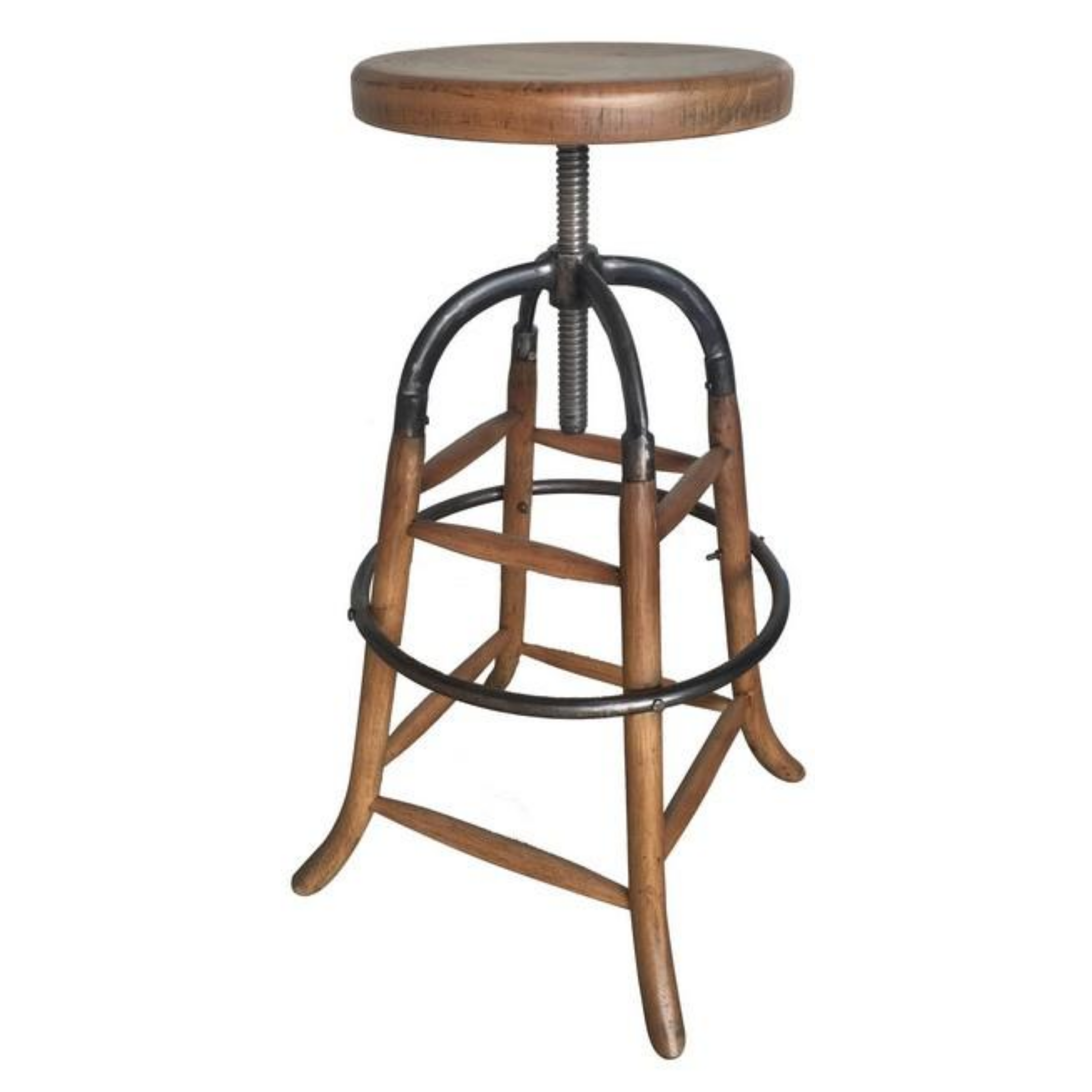 Oak Swivel Bar Stool Palette Design
