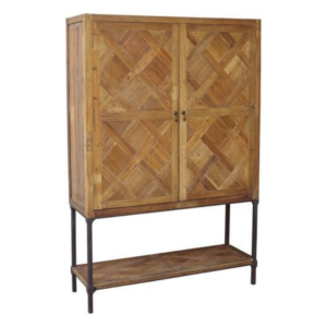 Parquet Door Wine Cabinet