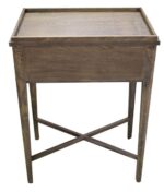 Peuplier Bedside Table  Washed Ash - Image 4