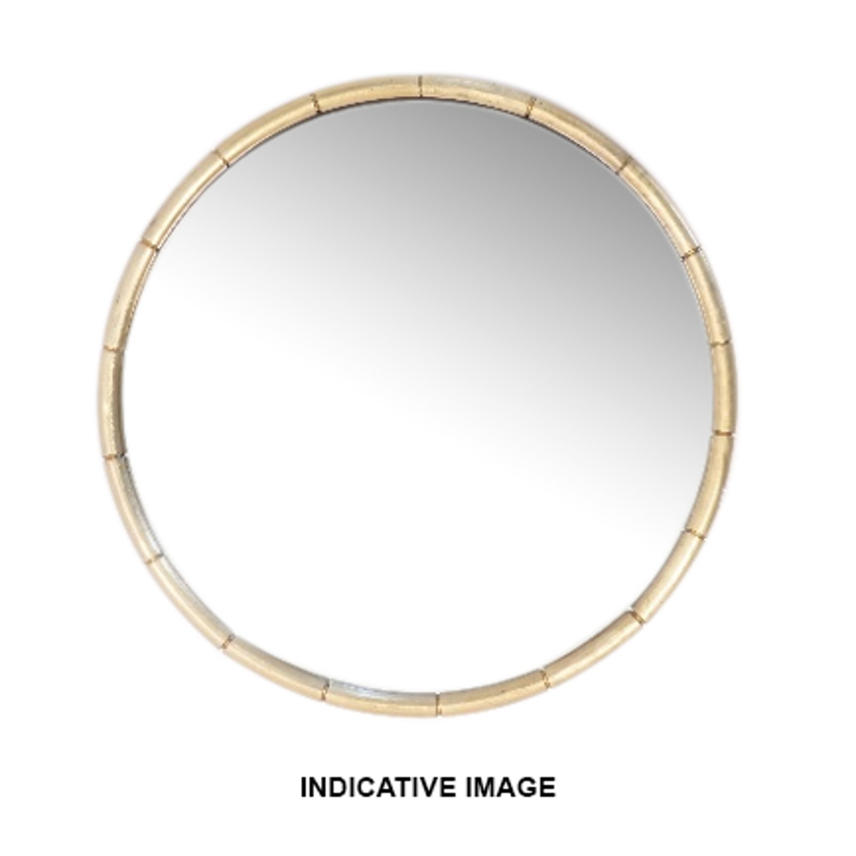 Brass Wrap mirror 820DIA Palette Design