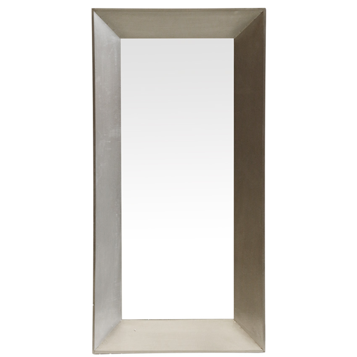 Brass Wrapped Wooden Mirror