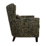 Instinct Chair And Ottoman Zebra Print - Image 3
