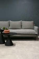 LOUIS Sofa 3-Seater w:3 Cushions Grey