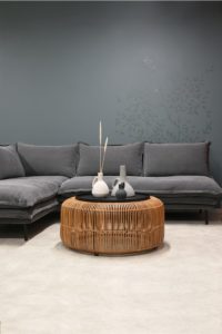 LOUIS Modular Sofa Left Charcoal