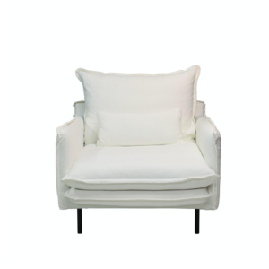 LOUIS Chair w:Lumbar Cushion White