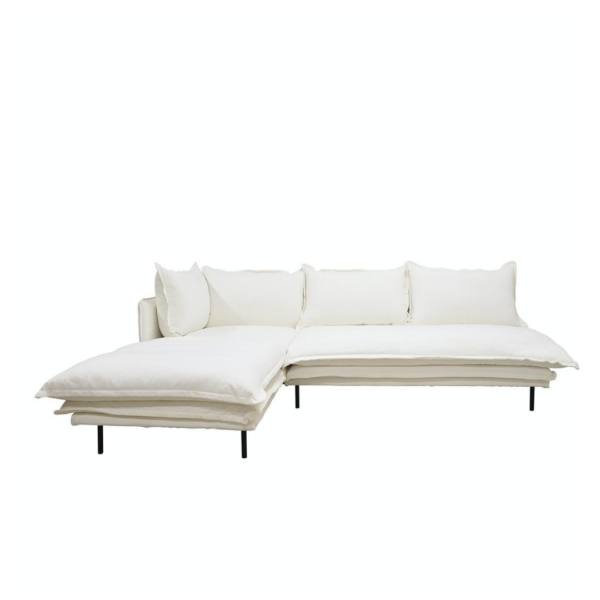 LOUIS Modular Sofa Left White