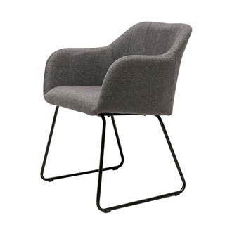 Folio Fabric Dining Chair - Charcoal