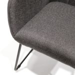 Folio Fabric Dining Chair - Charcoal
