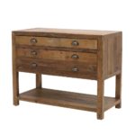 Console with drawers