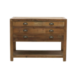 Console with drawers