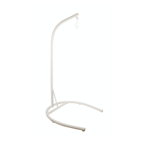 U Shaped Pod Chair Stand White