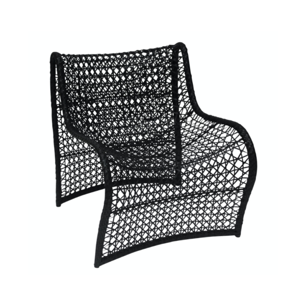 Wave Outdoor Chair Black