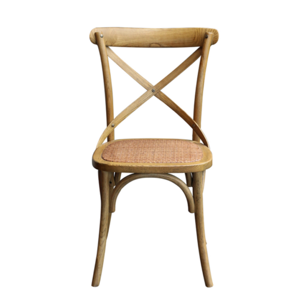 WOODEN BACK DINING CHAIR