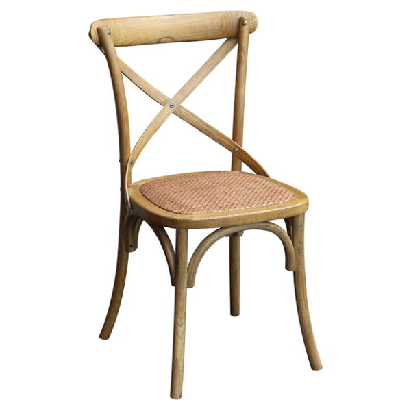 WOODEN BACK DINING CHAIR