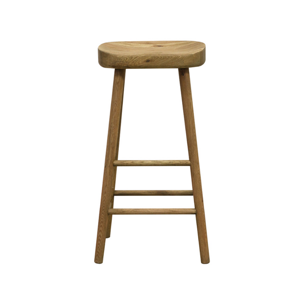 Weathered Oak Bar Stool Palette Design