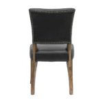 CRANE DINING CHAIR LEATHER - BLACK