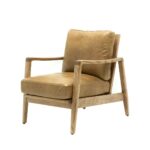 Reid Armchair - Tan Leather - Image 6