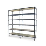 INDUSTRIAL METAL BOOKSHELF