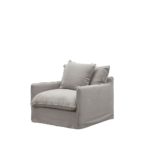 LOTUS SLIPCOVER ARMCHAIR - CEMENT