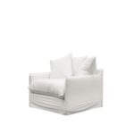LOTUS SLIPCOVER ARMCHAIR - WHITE