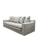Keely 3 Seater Slipcover Sofa - Cement - Image 2