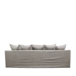 Keely 3 Seater Slipcover Sofa - Cement - Image 3
