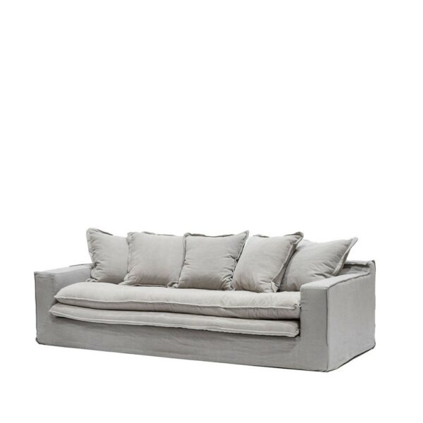 KEELY SLIPCOVER SOFA - CEMENT