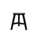 PARQ STOOL BLACK - ROUND
