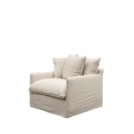 LOTUS SLIPCOVER ARMCHAIR - OATMEAL