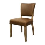 Crane Dining Chair - Brown Leather - Image 7