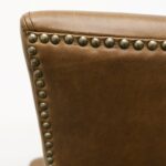 Crane Dining Chair - Brown Leather - Image 2