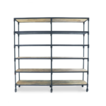 INDUSTRIAL METAL BOOKSHELF