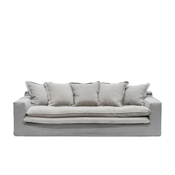 KEELY SLIPCOVER SOFA - CEMENT