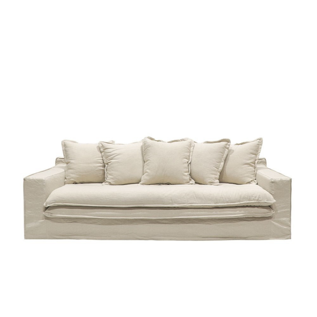 KEELY SLIPCOVER SOFA OATMEAL Palette Design