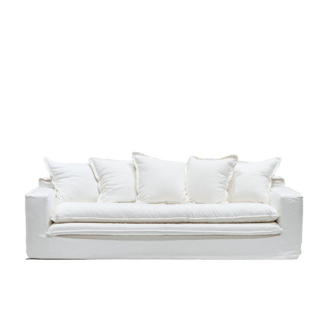 KEELY SLIPCOVER SOFA WHITE Palette Design