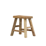 PARQ RECTANGLE STOOL - NATURAL