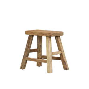 PARQ RECTANGLE STOOL - NATURAL