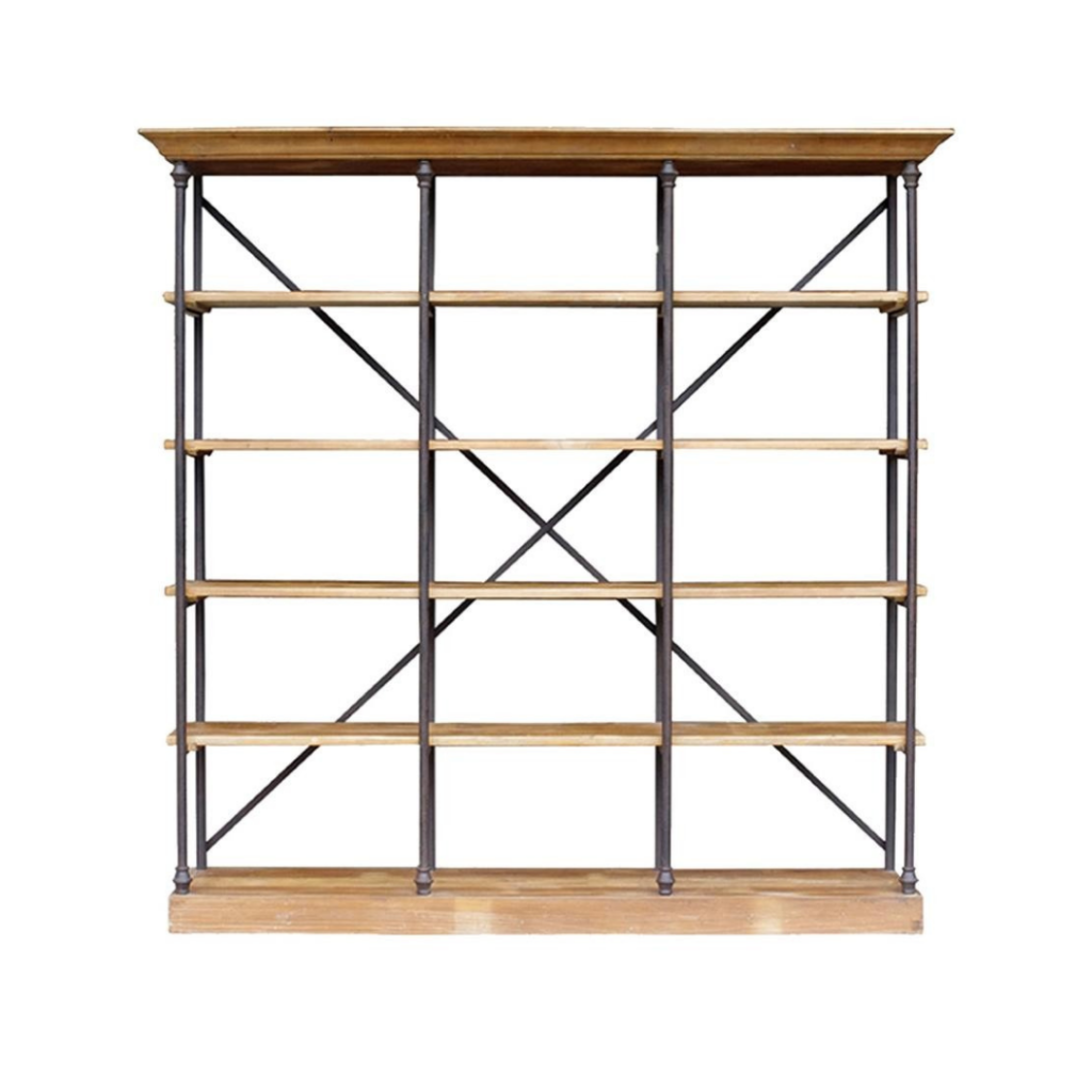 Industrial Metal Bookshelf Narrow | Palette Design