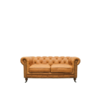 Stanhope 2 Seater Leather Chestnut