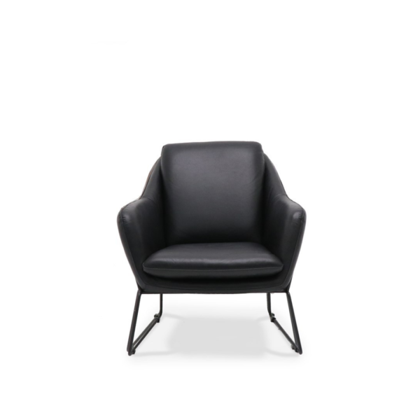 WORKSHOP ARMCHAIR - AGED BLACK