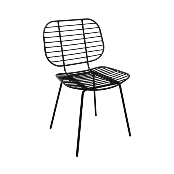Wire Slat Dining Chair