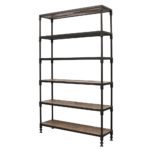 INDUSTRIAL METAL BOOKSHELF - MEDIUM