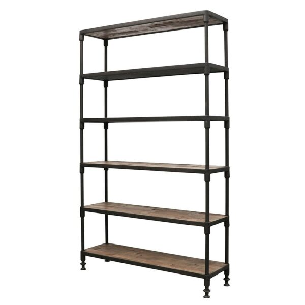 INDUSTRIAL METAL BOOKSHELF - MEDIUM