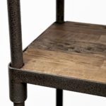 Industrial Metal Bookshelf Narrow - Image 4