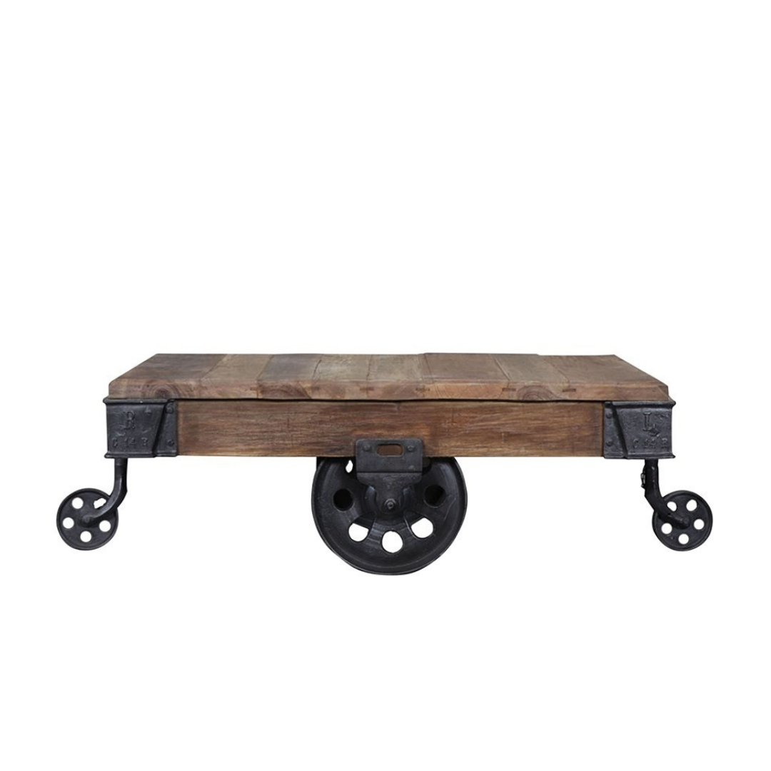 Baggage Trolley Coffee Table Palette Design