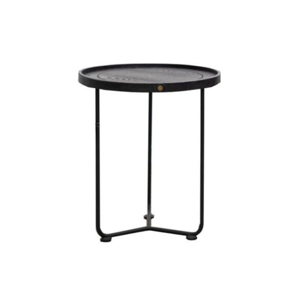 HAYWOOD SIDE TABLE - BLACK