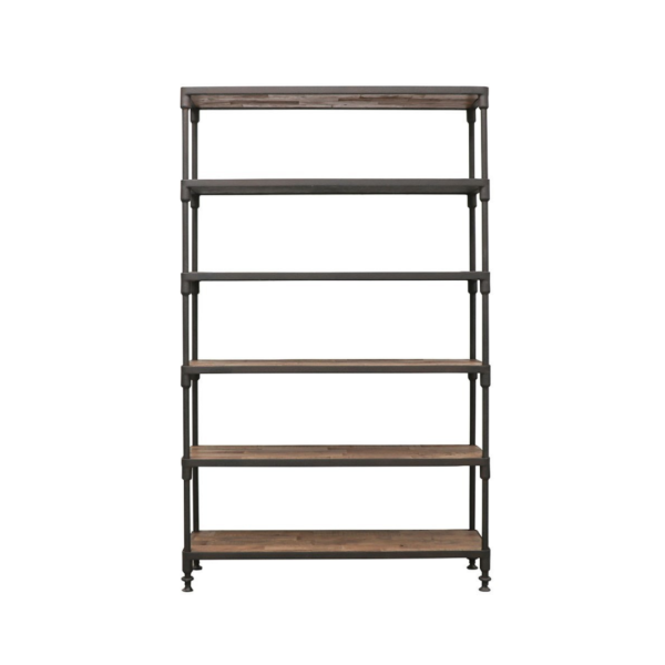 INDUSTRIAL METAL BOOKSHELF - MEDIUM