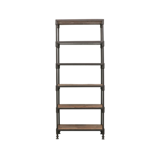 INDUSTRIAL METAL BOOKSHELF - NARROW