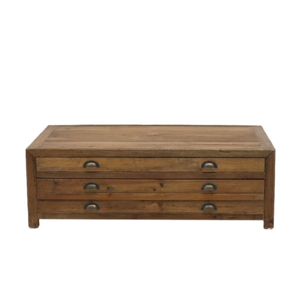 PRINTMAKER COFFEE TABLE - 2 DRAWER