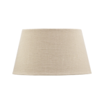41CM BEIGE LINEN STYLE TAPERED DRUM LAMPSHADE